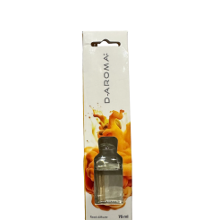 Duftdiffuser D-aroma Reed Diffuser 75ml Orange Zimt – Duft der heimischen Gemütlichkeit