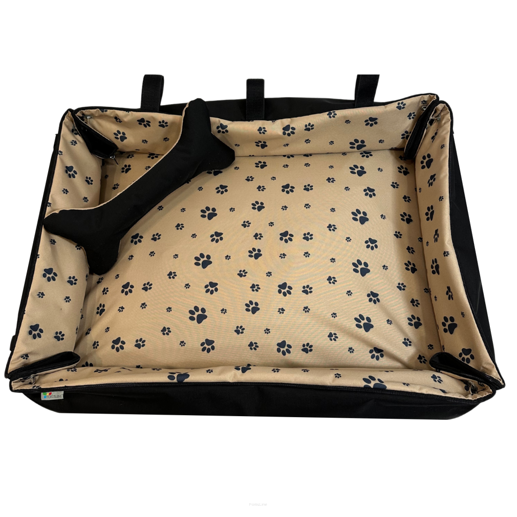 Hundebett Oksana Größe XL Pfoten-Motiv