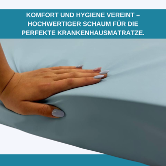 Krankenhausmatratze – Wasserdicht, Abwaschbar, Antibakteriell, Strapazierfähig – Ideal für Pflegebetten und Krankenhausbetten - 7