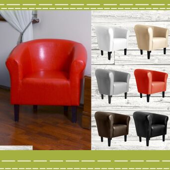 Sessel Clubsessel Loungesessel  Cocktailsessel "MONACO 2" 6 Farben