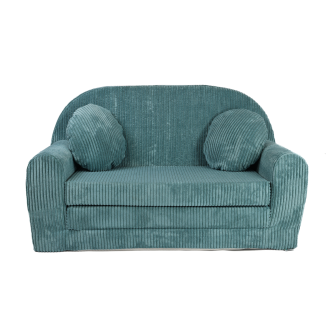 Sofa Rosalia  - Ausklappbares Kindersofa aus Cord mit Verlängerung - 10
