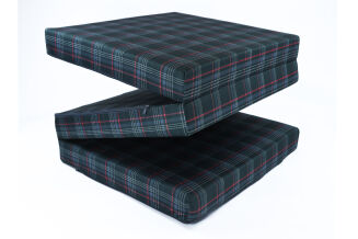 Klappmatratze im VW-GTI-Karomuster M - 180x65x7cm - 10
