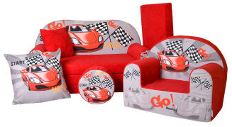 Kindersofa zum Aufklappen - Racing - 4