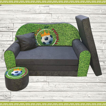 Kindersofa zum Aufklappen - King of Football