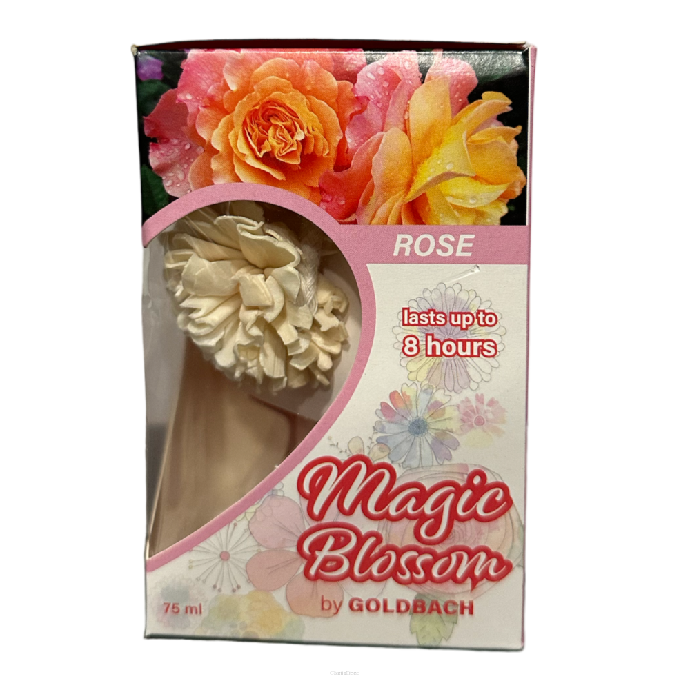 Duftdiffuser mit Blume D-aroma Magic Blossom 75ml Rose - Blumige Eleganz