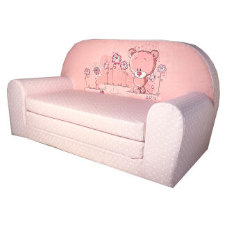 Kindersofa MINI Kindercouch W386_77 Bärchen Punkte - 2