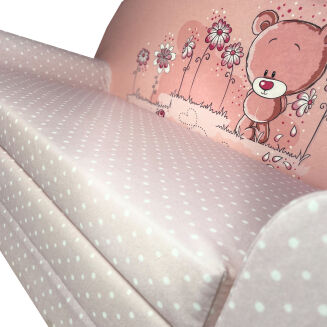 Kindersofa MINI Kindercouch W386_77 Bärchen Punkte - 4