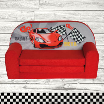 Kindersofa MINI Kindercouch W386_02 Racing Car