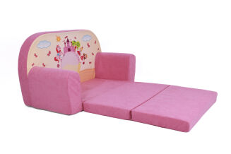 Kindersofa MINI Kindercouch W386_09 Pink Castle - 3