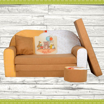 Kindersofa zum Aufklappen - Happy Place