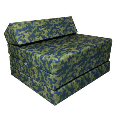 Klappmatratze Gästematratze Größe 200x70x10cm CAMO Blau