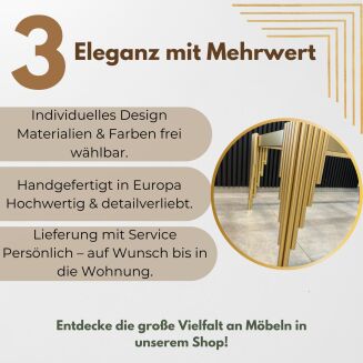 Designer-Couchtisch rechteckig – moderner Luxus mit architektonischem Charakter - 6