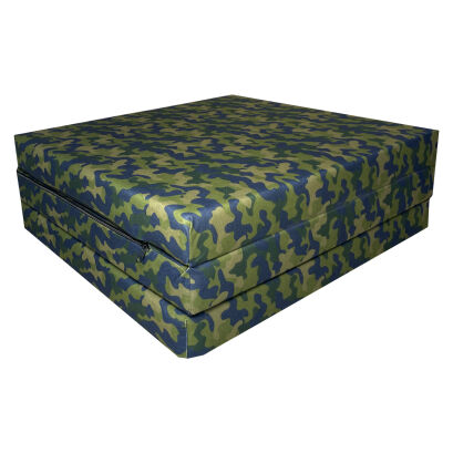 Klappmatratze "Camouflage Blau" Größe XM - 195x60x9cm