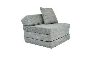 Klappmatratze mit Kopfteil aus Teddy-Stoff (Bouclé) – Komfort und Stil für jeden Anlass - 5