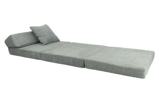 Klappmatratze mit Kopfteil aus Teddy-Stoff (Bouclé) – Komfort und Stil für jeden Anlass - 6