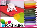Hundebett beflockt mit Namen M 80x60cm