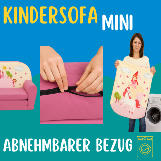 Kindersofa MINI Kindercouch W386_50 Sterne - 5