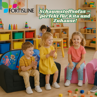 Kindersofa MINI Kindercouch W386_50 Sterne - 8
