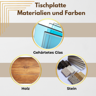 Exklusiver runder Couchtisch aus Edelstahl – Glamour fürs Wohnzimmer - 6