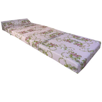Klappmatratze Gästematratze Größe 200x70x10cm Blumen Rosa - 10