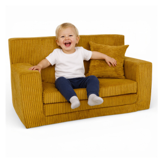 Kindersofa Rosalia aus Kuschel-Cord – Stilvoll, sicher und perfekt für Spiel und Entspannung - 30
