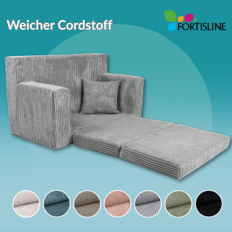 Kindersofa Rosalia aus Kuschel-Cord – Stilvoll, sicher und perfekt für Spiel und Entspannung - 27