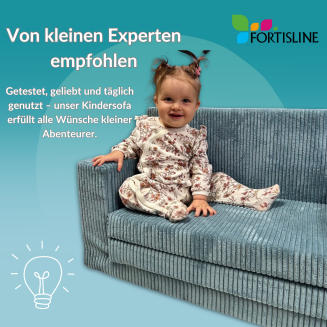 Kindersofa Rosalia aus Kuschel-Cord – Stilvoll, sicher und perfekt für Spiel und Entspannung - 28