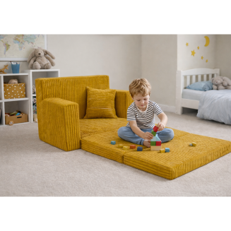 Kindersofa Rosalia aus Kuschel-Cord – Stilvoll, sicher und perfekt für Spiel und Entspannung - 34