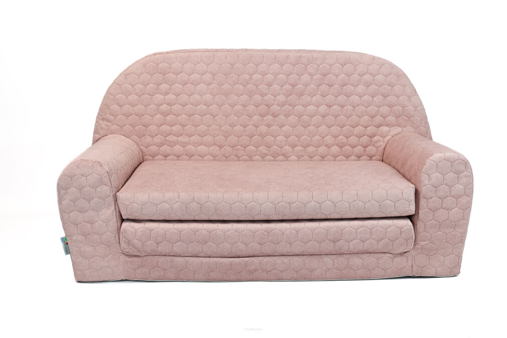 Kindersofa MINI Kindercouch W386_57 PIK Puderrosa