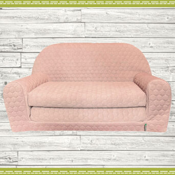 Kindersofa MINI Kindercouch W386_57 PIK Puderrosa