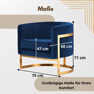 Glam Elegance – Design-Sessel mit Edelstahlrahmen - 10