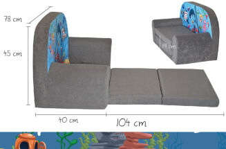 Kindersofa MINI Kindercouch W386_11 Ocean II - 8