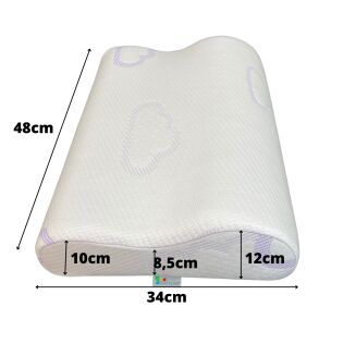 Kopfkissen Nackenkissen Orthopädisches Rehabilitationskissen mit Memory Foam - 10