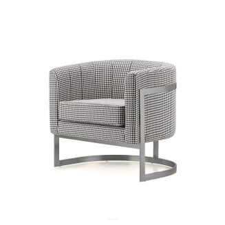 Glam Elegance Sessel – Pepita trifft Modern Glamour - 9