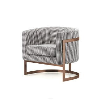 Glam Elegance Sessel – Pepita trifft Modern Glamour - 10