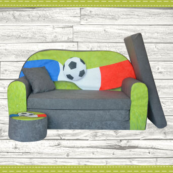 Kindersofa zum Aufklappen - Fanzone Football FR