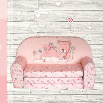 Kindersofa MINI Kindercouch W386_04 Bärchen