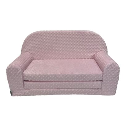 Kindersofa MINI Kindercouch W455_04 Plüsch Rosa