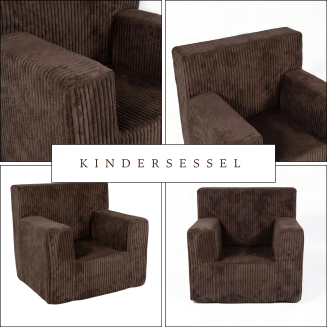 Kindersessel Rosalia aus Kuschel-Cord – Stilvoll, sicher und perfekt für Spiel und Entspannung - 3
