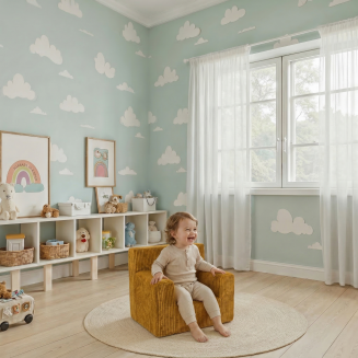 Kindersessel Rosalia aus Kuschel-Cord – Stilvoll, sicher und perfekt für Spiel und Entspannung - 32