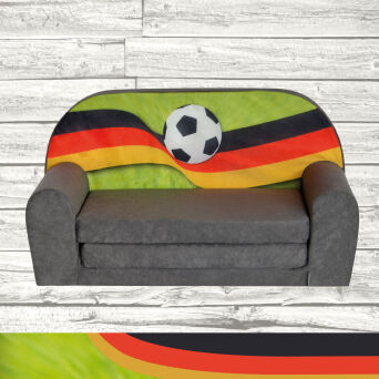 Kindersofa MINI Kindercouch W386_17 FANZONE Football DE