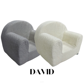 Kindersessel David-Mini aus Teddy-Stoff – Komfort und Stil für die Kleinsten - 3