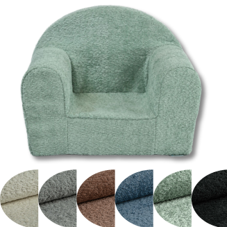 Kindersessel David-Mini aus Teddy-Stoff – Komfort und Stil für die Kleinsten - 2