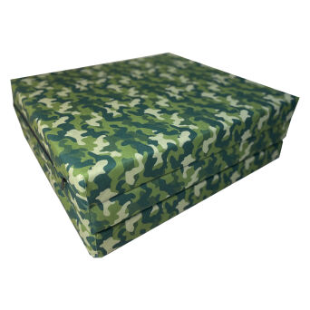 Klappmatratze "Camouflage Grün" Größe XM - 195x60x9cm