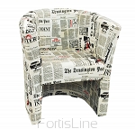  Club-Sessel "NEWSPAPER"  MODERN DESIGN