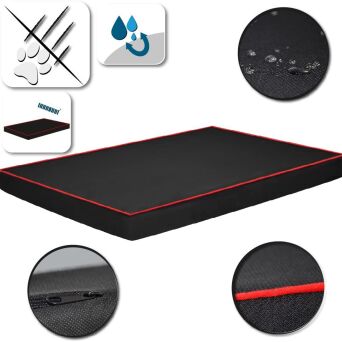 Hundematte Hundebett Doppelseitig"OAHU PLUS" L - 90x60x8cm