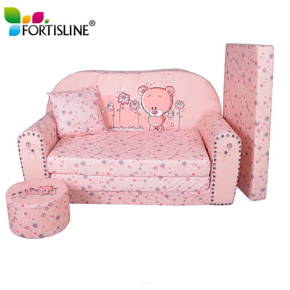 Kindersofa zum Aufklappen - Bärchen